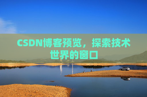 CSDN博客预览,探索技术世界的窗口
